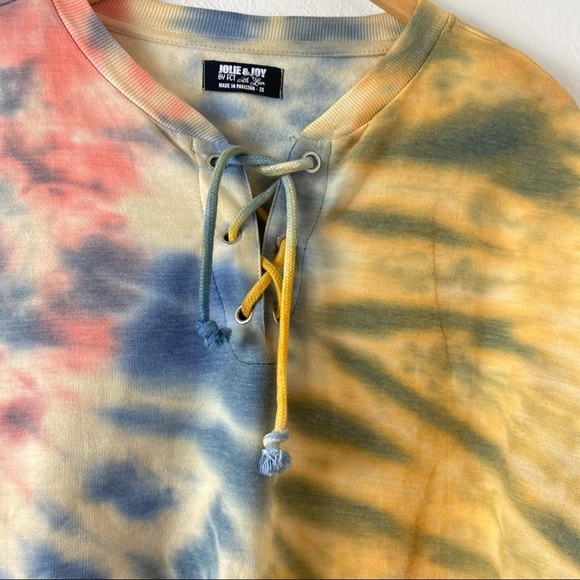 Jolie and Joy  By FCT with Love  Tie Dye Top.  Multi Colors  Sz 2X - Picture 6 of 14